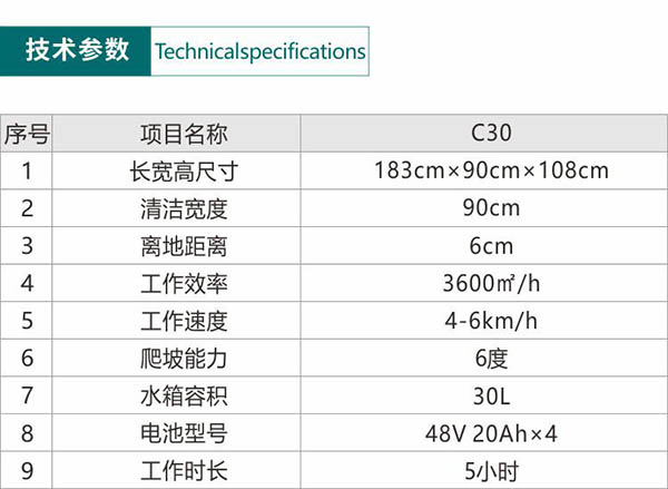 电动青铜峡尘推车C30